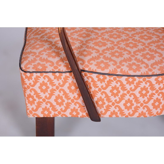 Image 1 of Paar vintage beukenhouten Art Deco fauteuils, jaren 1930