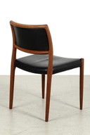 Set van 4 Møller eetkamerstoelen