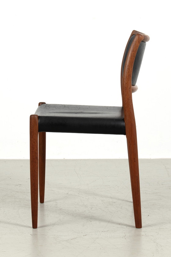 Image 1 of Set van 4 Møller eetkamerstoelen