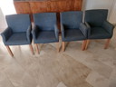 4x Flexform Pausa eetkamerstoel