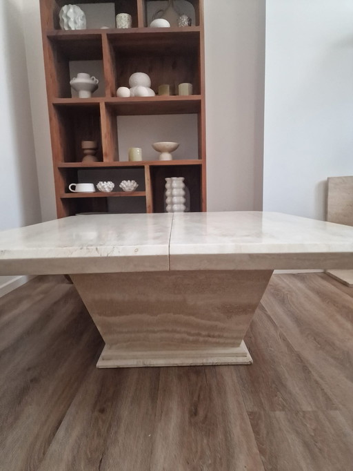 Travertine Salontafel Vintage