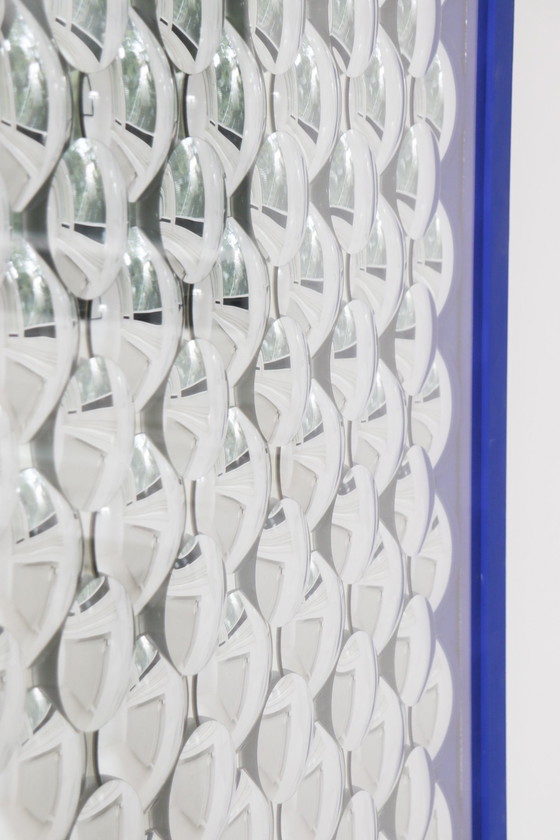 Image 1 of Pt/74 Voor Studio Exact, Spiegel assemblage, 'Stella Ultramarine', gelimiteerd