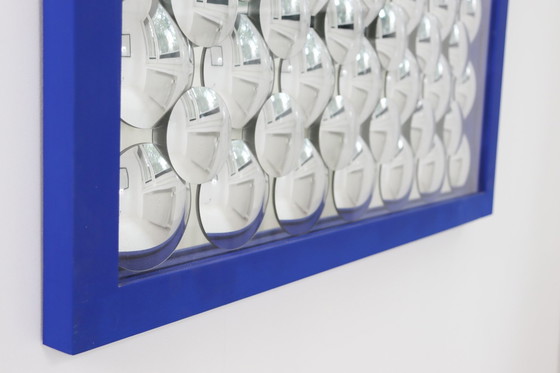 Image 1 of Pt/74 Voor Studio Exact, Spiegel assemblage, 'Stella Ultramarine', gelimiteerd