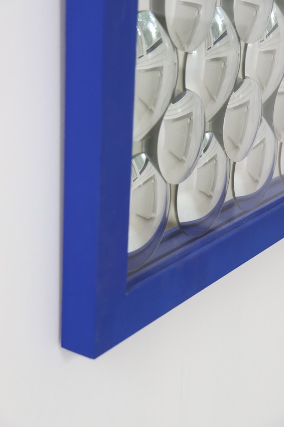 Image 1 of Pt/74 Voor Studio Exact, Spiegel assemblage, 'Stella Ultramarine', gelimiteerd