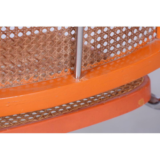 Image 1 of Paar vintage beuken en rotan fauteuils van Robert Slezak, Tsjecho-Slowakije 1930