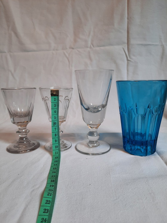 Image 1 of 16x Vintage antieke drinkglazen