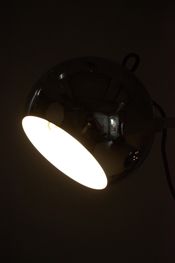 Image 1 of Vintage chromen vloerlamp
