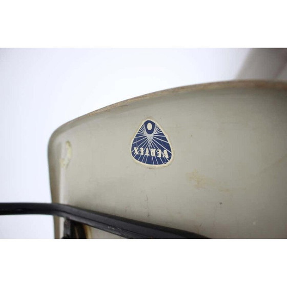 Image 1 of Set van 4 eetkamerstoelen van glasvezel uit de midden-eeuw, Tsjecho-Slowakije 1960