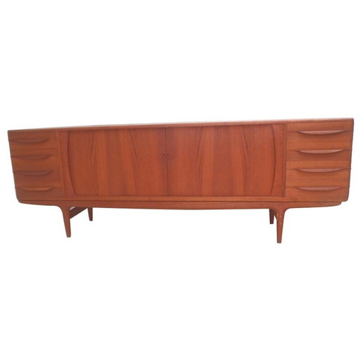 Vintage Um 15 highboard in teakhout van Andersen, jaren 1960