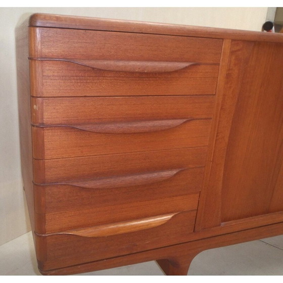 Image 1 of Vintage Um 15 highboard in teakhout van Andersen, jaren 1960