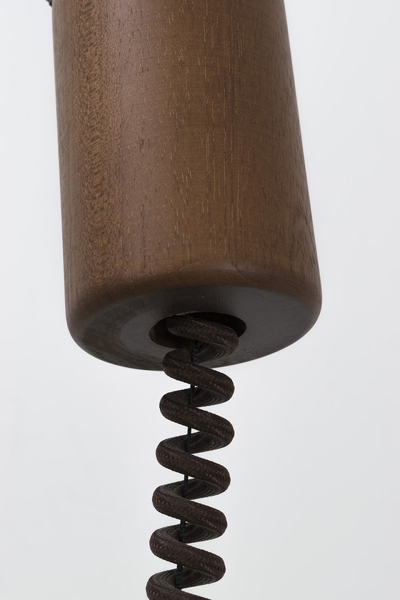 Image 1 of Mid Century Domus hanglamp teak