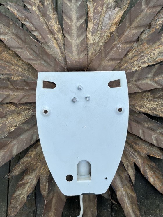 Image 1 of Mid Century Sunburst Wand Lamp