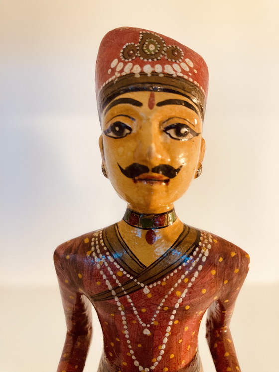 Image 1 of Vintage Handgemaakt Gangaur Beeld