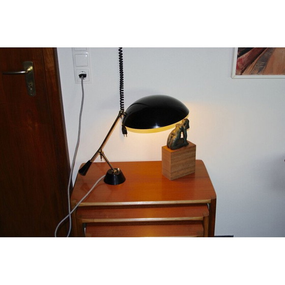 Image 1 of Vintage lamp in verguld messing van Bruno Gatta voor Stinovo, Italië 1950