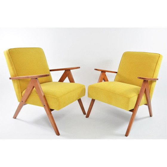 Image 1 of Vintage fauteuil Kompas geel 1970