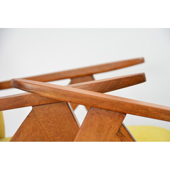 Image 1 of Vintage fauteuil Kompas geel 1970