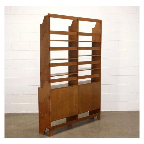 Image 1 of Vintage houten F54 boekenkast door Renato Forti voor McSelvini, jaren 1960