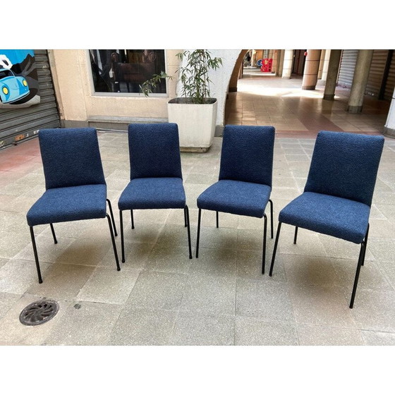 Image 1 of Set van 4 vintage stoelen model Cm 145 van Pierre Paulin