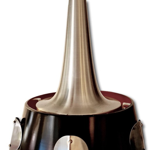 Vintage Lamello metalen hanglamp, Denemarken 1960