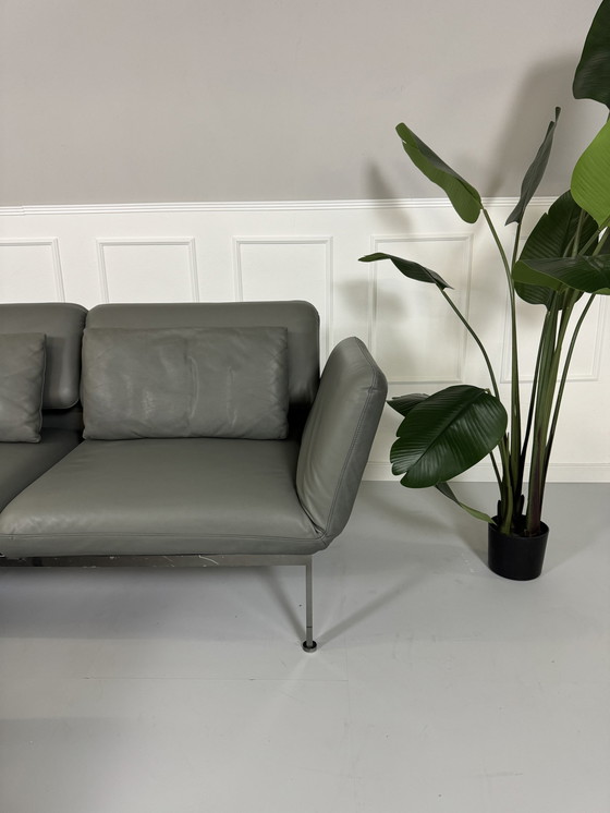 Image 1 of Brühl Roro Medium Leder Sofa Slaapfunctie Bank