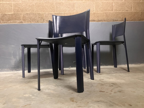 Image 1 of Fasem S91 Stoelen 4 Italiaans Design