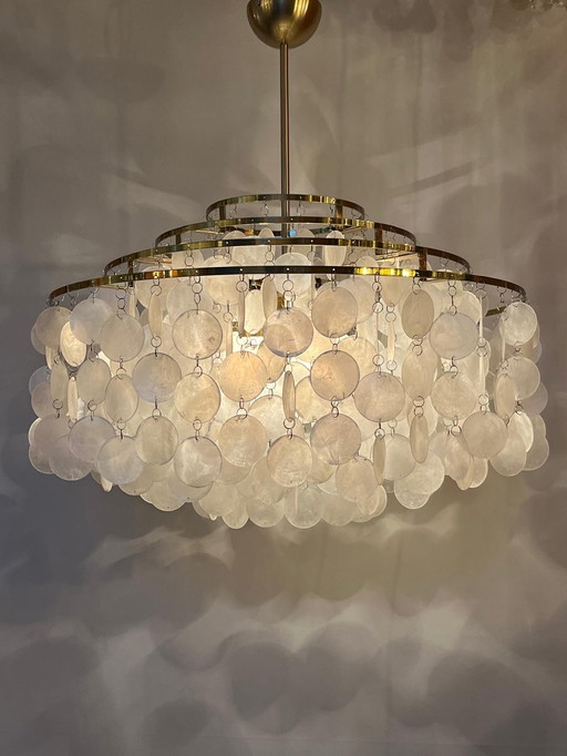 Capiz Hanglamp Kroonluchter Parelmoer Schelpen Lamp Xl