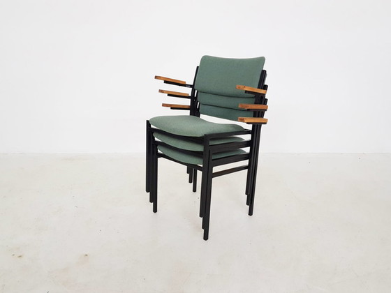 Image 1 of 3x Gijs Van Der Sluis stoelen