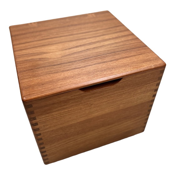 Image 1 of Salin Mobler vintage teakhouten opbergkist