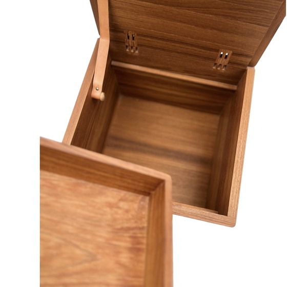 Image 1 of Salin Mobler vintage teakhouten opbergkist