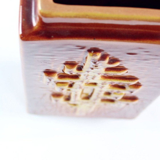 Image 1 of Vintage keramische vaas van ZST, Tsjecho-Slowakije 1960