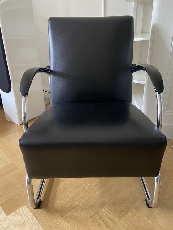 Image 1 of Gebr van der Stroom Dutch Originals model gispen 407 fauteuil