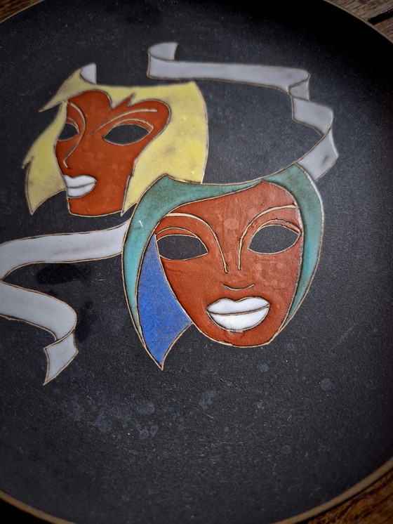 Image 1 of 1 Ruscha Wandbord "Maske"