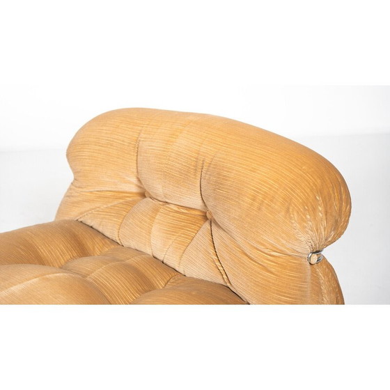 Image 1 of Vintage Soriana 3-zitsbank door Tobia en Afra Scarpa voor Cassina, 1970
