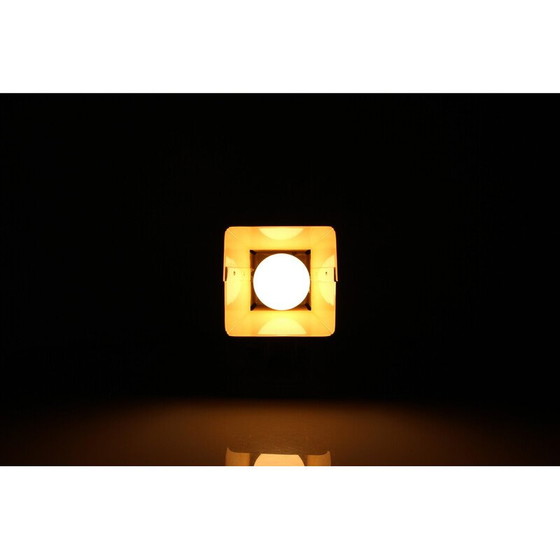 Image 1 of Vintage verstelbare tafellamp in metaal en chroom, Tsjechoslowakije 1970