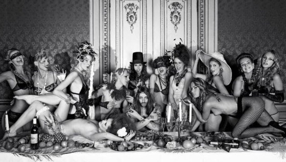 Image 1 of Fotokunstwerk 'The Last Supper'. Limited Edition. Geleverd Met Certificaat Van Echtheid