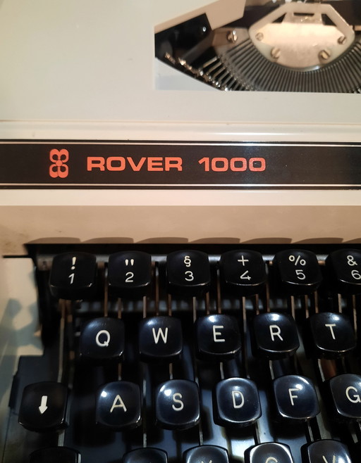Vintage Werkende Rover 1000 Typemachine 
