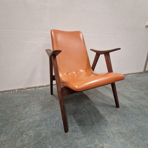 Louis Van Teeffelen Fauteuil Vintage Fauteuil