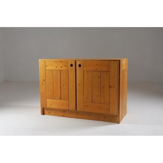 Image 1 of Vintage grenen dressoir, Charlotte Perriand selectie voor Les Arcs, Frankrijk 1960