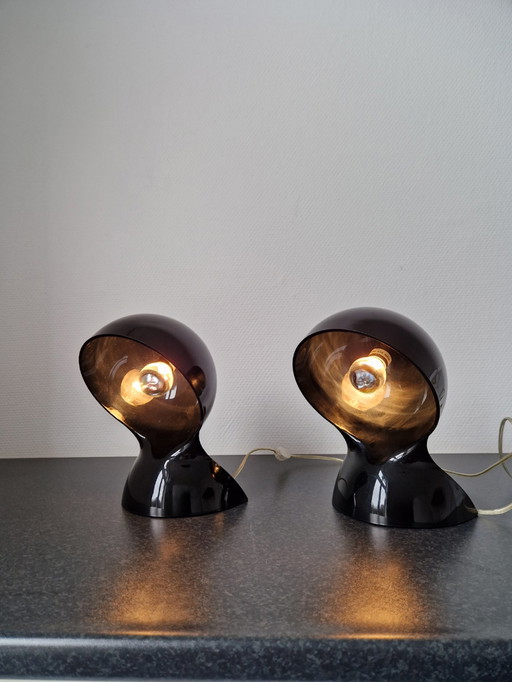 2X Tafellamp Artemide Dalù - Vico Magistretti 1960S