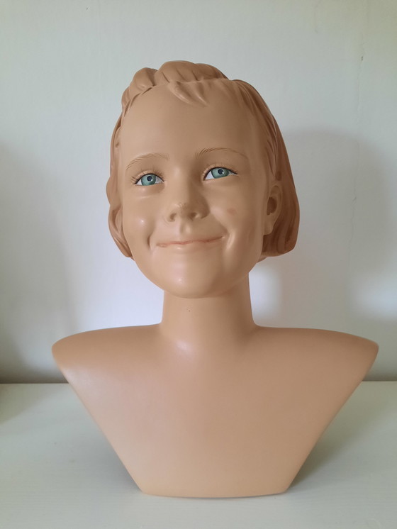 Image 1 of Decoratieve Vintage Buste /Display Hoofd - Bonami