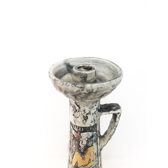 Image 1 of Vintage soliflore in keramiek van Aldo Londi, Italië 1950