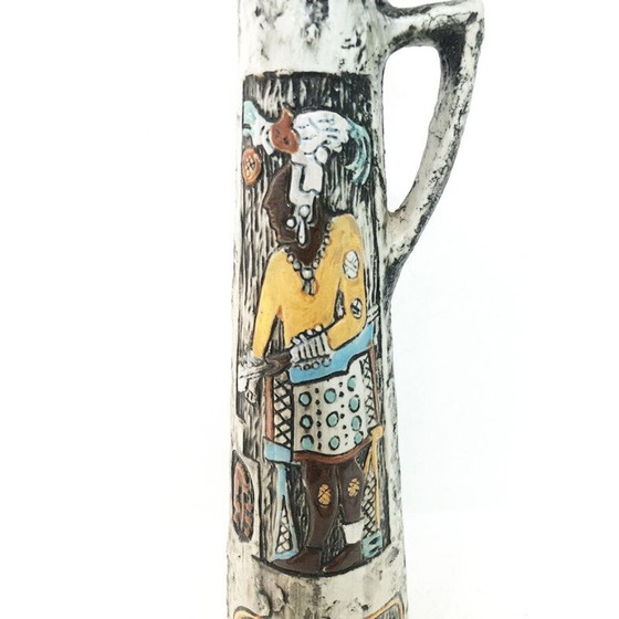 Image 1 of Vintage soliflore in keramiek van Aldo Londi, Italië 1950