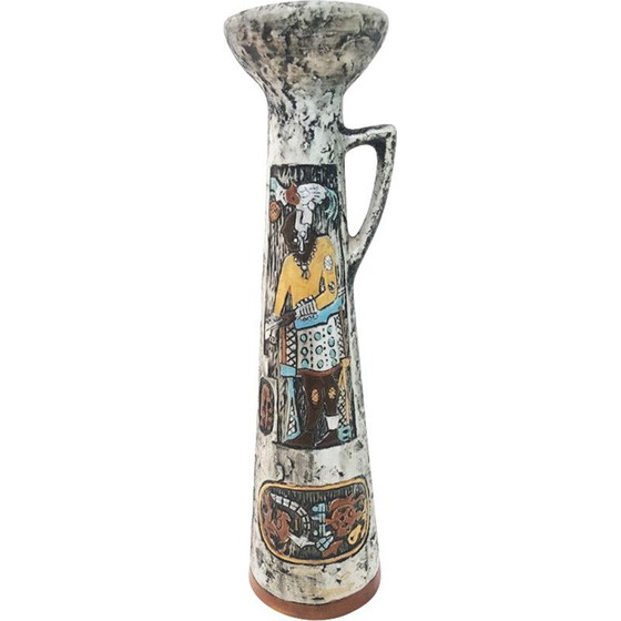 Image 1 of Vintage soliflore in keramiek van Aldo Londi, Italië 1950