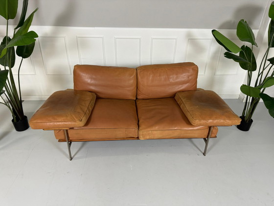 Image 1 of B&B Italia Diesis Designer Merk Sofa Leder Bruin Klassiek