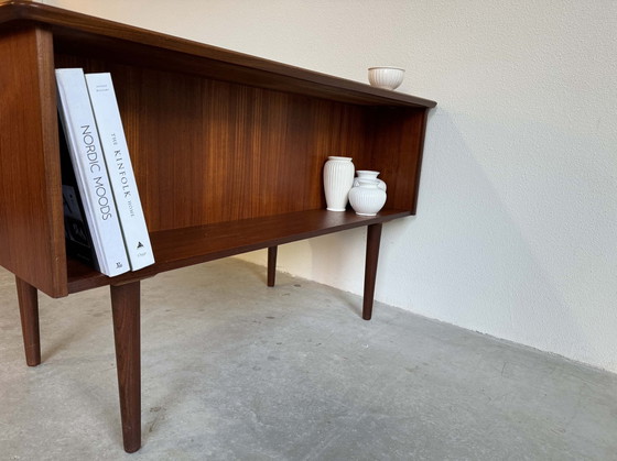 Image 1 of Vintage Bureau Tweezijdig Teak