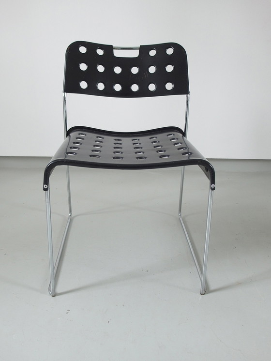 Image 1 of Rodney Kinsman OMSTAK stoelen voor Bieffeplast Italië 1970