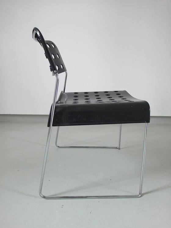 Image 1 of Rodney Kinsman OMSTAK stoelen voor Bieffeplast Italië 1970