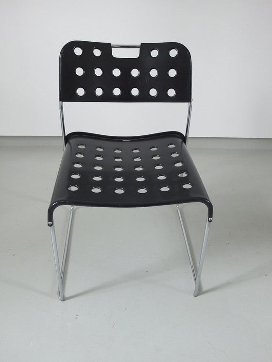 Image 1 of Rodney Kinsman OMSTAK stoelen voor Bieffeplast Italië 1970