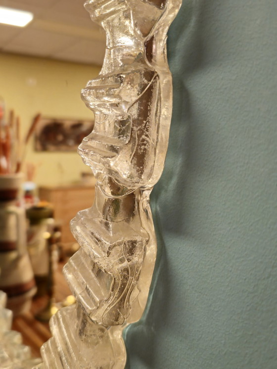 Image 1 of Vintage Arcyl Spiegel Wandspiegel Mirror Iceglass 