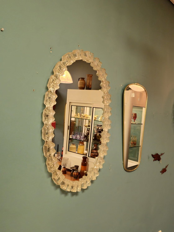 Image 1 of Vintage Arcyl Spiegel Wandspiegel Mirror Iceglass 